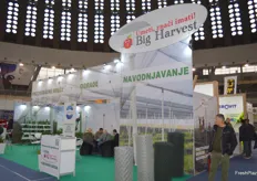 The stands in the machinary hall were very big and impressive as can be seen from this Big Harvest display.